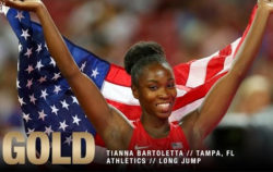 Tianna Bartoletta 3x Olympic Gold Medalist